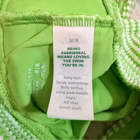 Aerie Green & White Striped Swim Set | NWOT - Picture 10 of 10